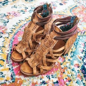 Freebird By Steven Penny Leather Gladiator Sandals